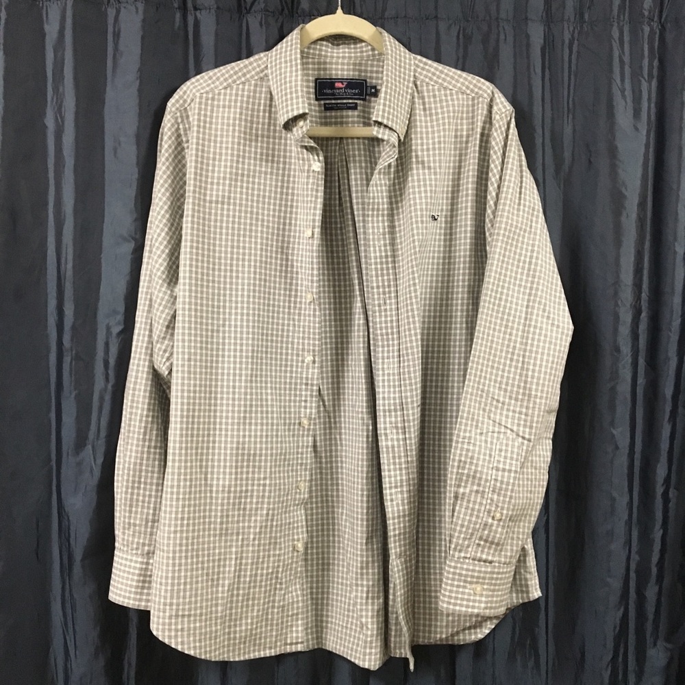 Checkered Vineyard Vines Whale Dress Shirt